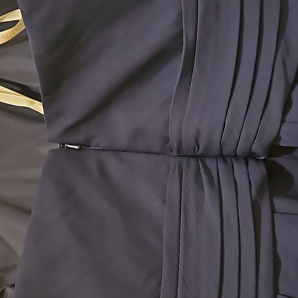 David's Bridal Navy blue bridesmaid/special event strapless dress Size 20 - Picture 7 of 10